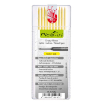 Pica 4032 Dry Refills Yellow Pack Of 10 Leads
