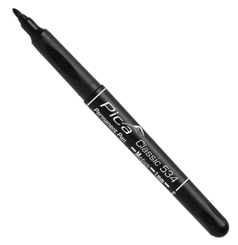 Pica 534/46 Black Permanent Pen Medium Tip