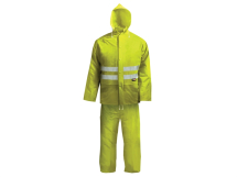 Scan Hi-Visibility Rain Suit Yellow - L (39-42in)