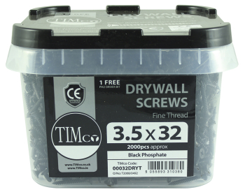 TIMco 3.5 x 32 Drywall Screw PH2 - Tub Tub Of 2000