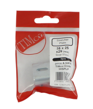 TIMco 38x25x29 Stretcher Plate 38mm Pack Bag Of 4