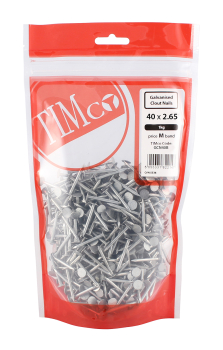 TIMco 40 x 2.65 Clout Nails - Galvanised 1kg Bag TIMco 40 x 2.65 Clout Nails - Galvanised 1kg Bag