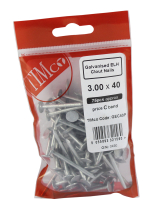 TIMco 40 x 3.00 Galvanised ELH Clout Nails Bag Of 75