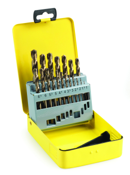 TIMco 19pcs HSS-CO Bit Set 1-10mm Cobalt TIMco 19pcs HSS-CO Bit Set 1-10mm Cobalt