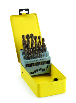 TIMco 25pcs HSS-CO Drill Bit Set 1-13mm Cobalt TIMco 25pcs HSS-CO Drill Bit Set 1-13mm Cobalt