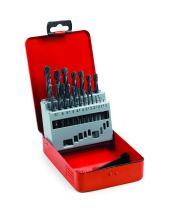 TIMco 19pcs HSS-R Jobber Bit Set 1-10mm TIMco 19pcs HSS-R Jobber Bit Set 1-10mm