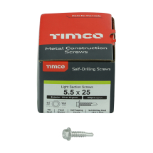 TIMco 5.5 x 25 Hex Self Drilling Screws Box Of 100