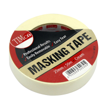 TIMco 50m x 25mm Masking Tape