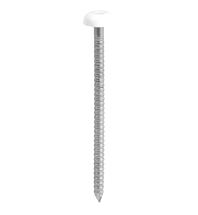 TIMco 40mm Polymer Headed Pin - White Box Of 250