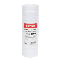 TIMco 12m x 12mm PTFE Thread Seal Tape Pack Of 10