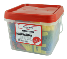 TIMco 1mm to 6mm Assorted Plastic Shims Tub Tub Of 400