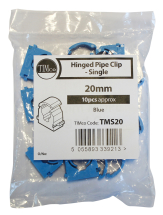 TIMco 20mm MDPE Pipe Clip Bag Of 10