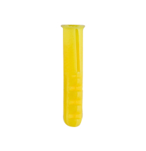 TIMco Yellow Plastic Plug Box Of 100