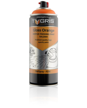 Tygris P314 Gloss Orange Paint - RAL2004 Varispray 400ml