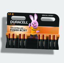 Duracell XMS25DURAA8 AA Plus Power 8 Pack Duracell XMS25DURAA8 AA Plus Power 8 Pack