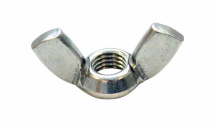 3/8 UNC Wing Nut MS C/F Zinc Plated Plated