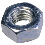 M10 Hex Full Nut Left Hand Zinc Plated M10 Hex Full Nut Left Hand Zinc Plated
